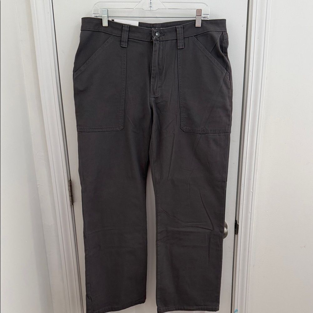 Wrangler Women’s Boot Cut Charcoal Work Pant Size 16X30 NWT